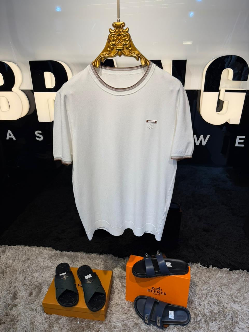 Crewneck Knitted T-Shirt