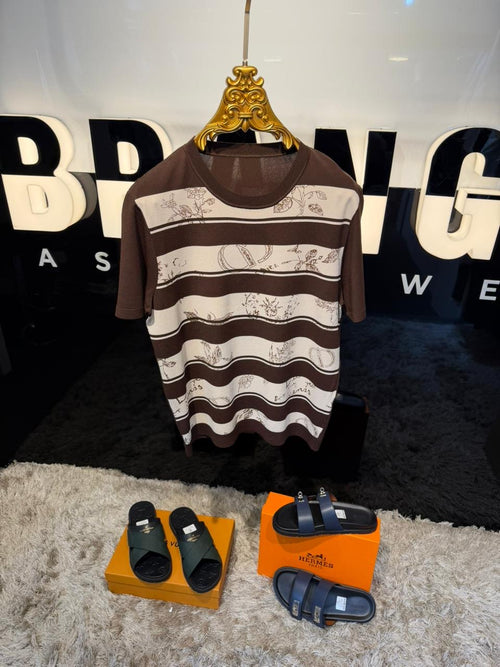Crewneck Knitted T-Shirt