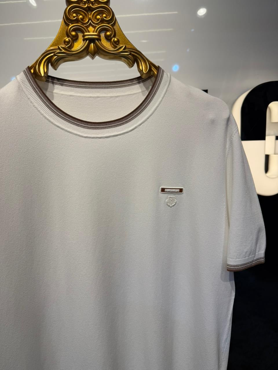 Crewneck Knitted T-Shirt