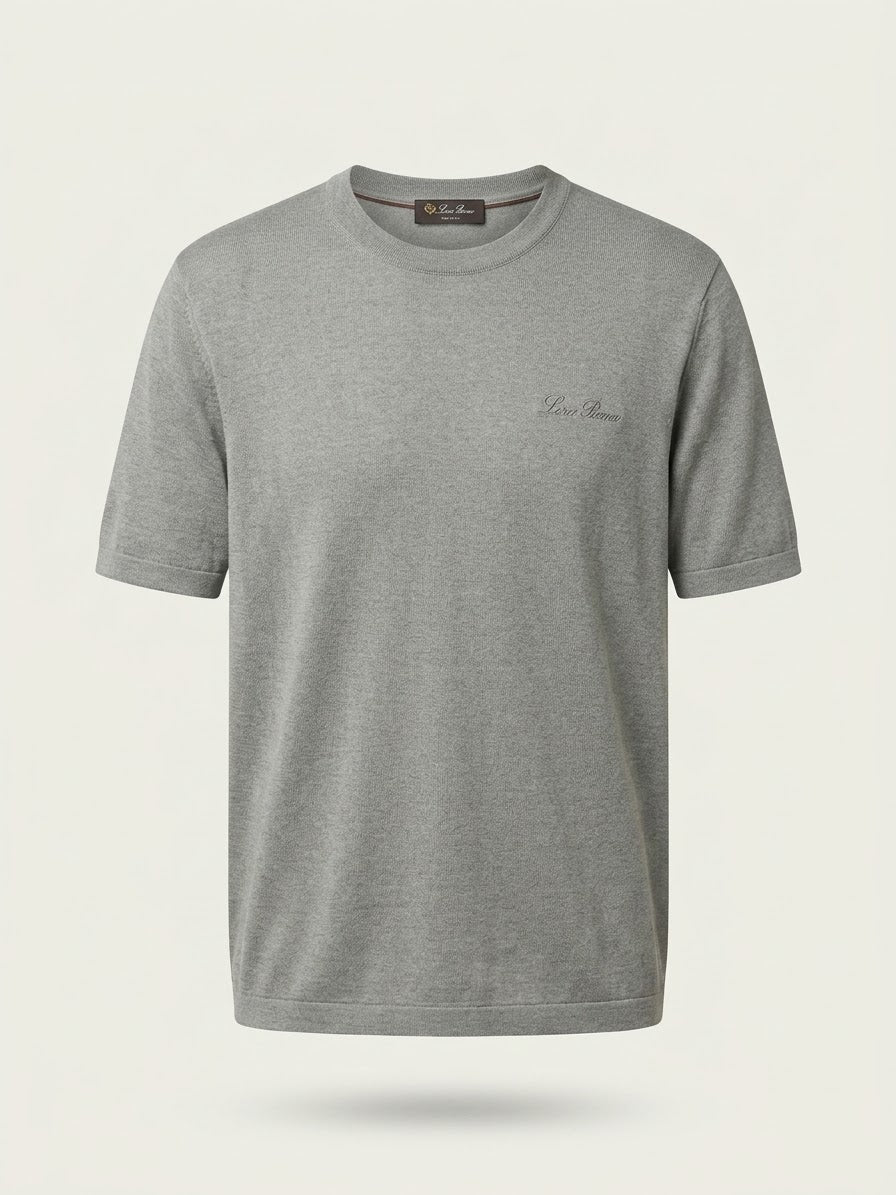Crewneck Knitted T-Shirt