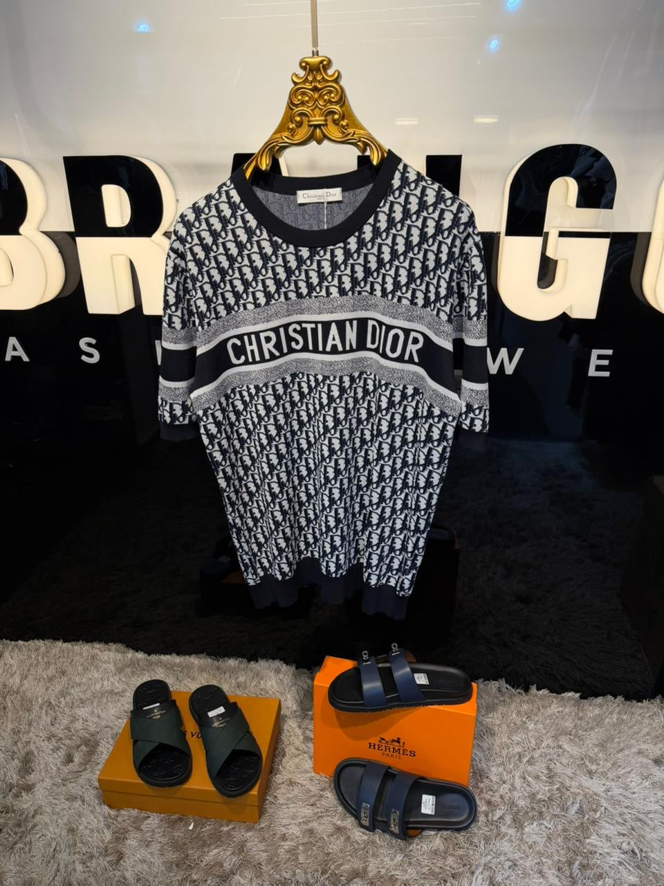 Crewneck Knitted T-Shirt