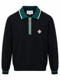 Quarter Zip Knit T-Shirt