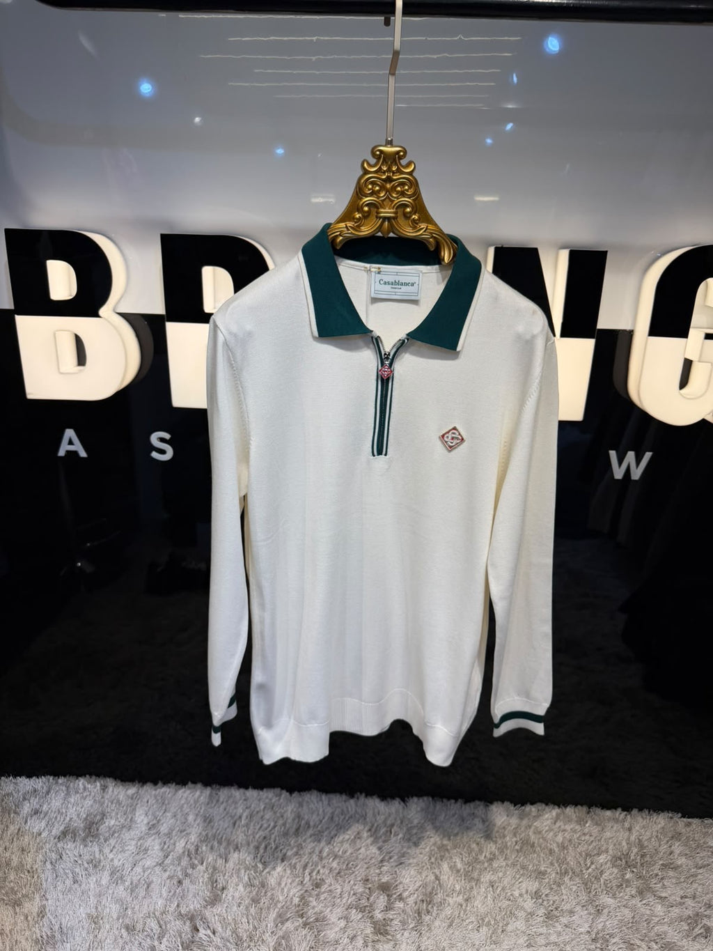 Quarter Zip Knit T-Shirt