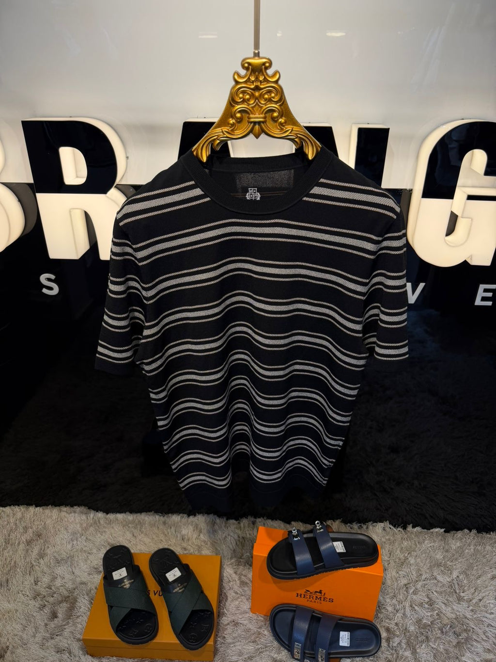 Crewneck Knitted T-Shirt