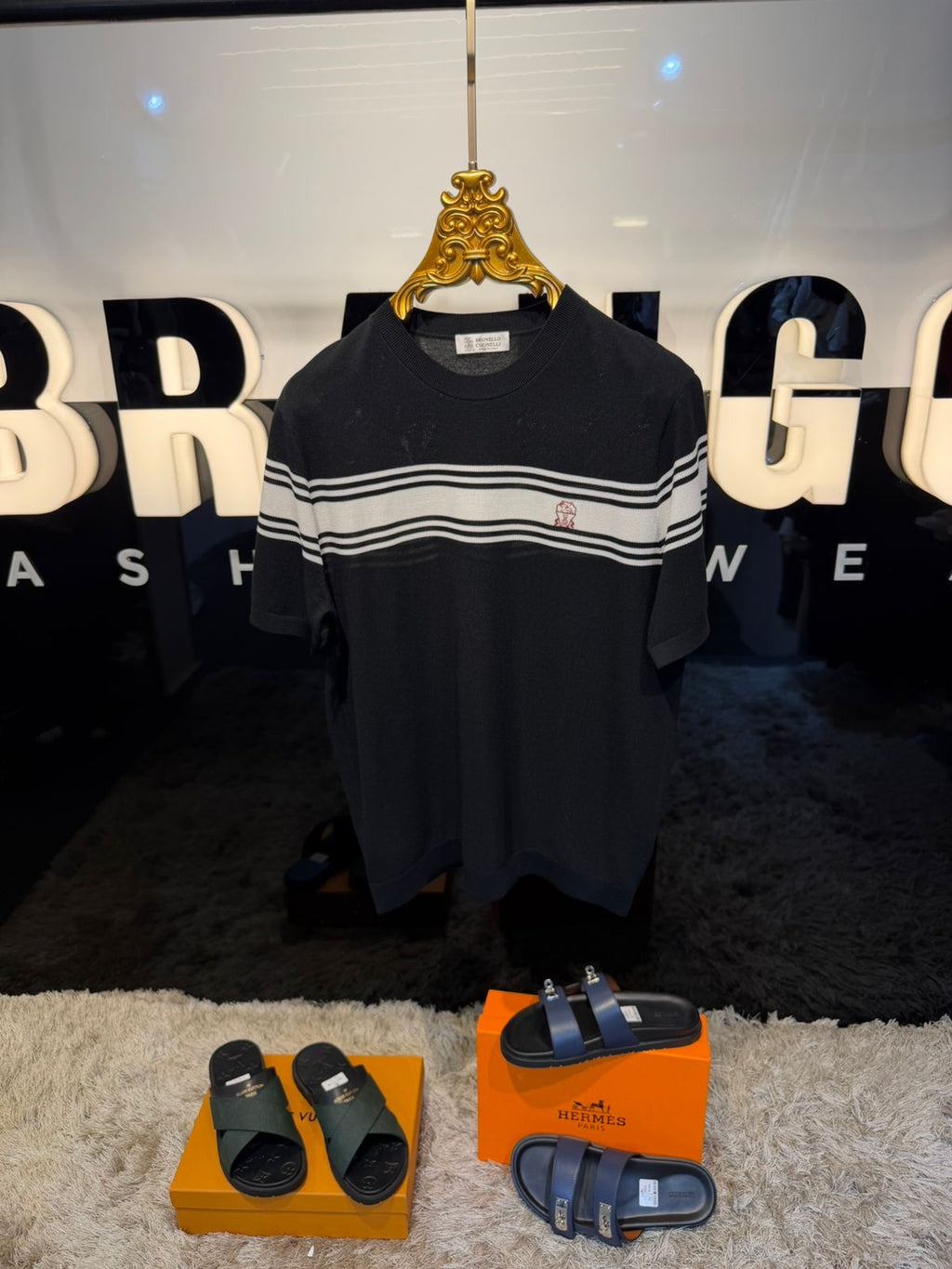Crewneck Knitted T-Shirt