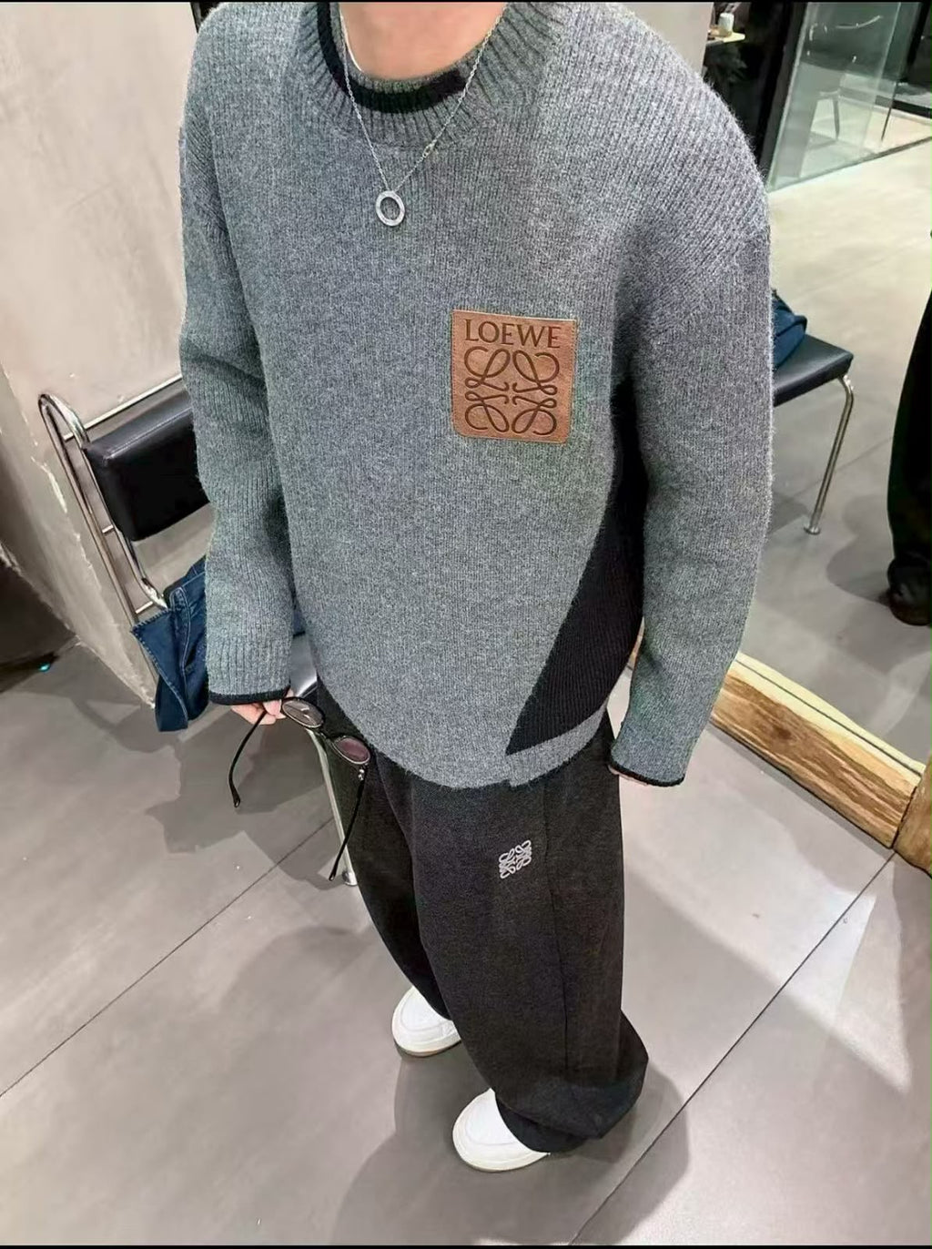 Crew Nech Knit Sweater