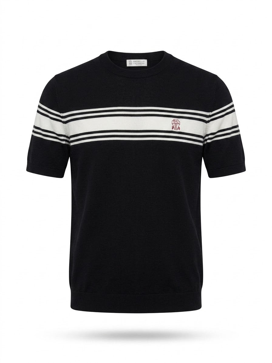 Crewneck Knitted T-Shirt