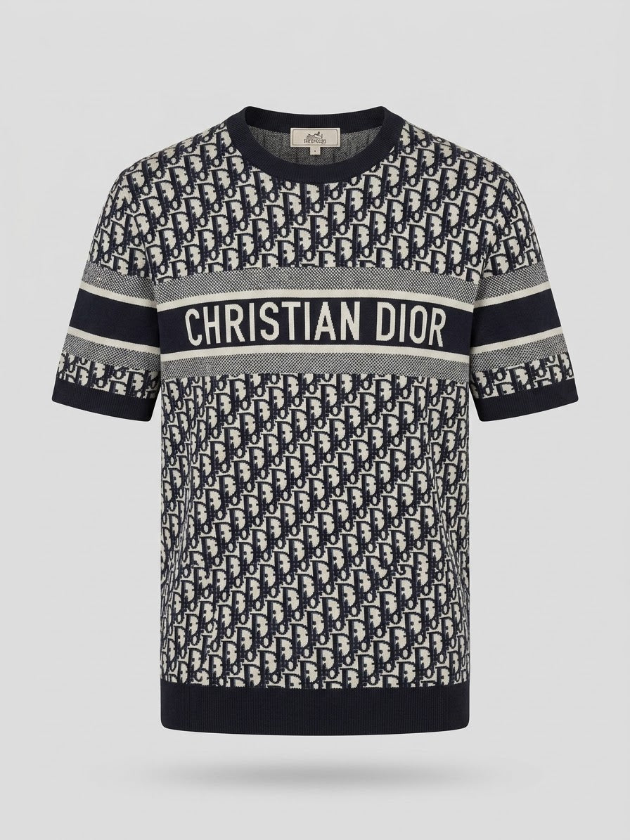 Crewneck Knitted T-Shirt