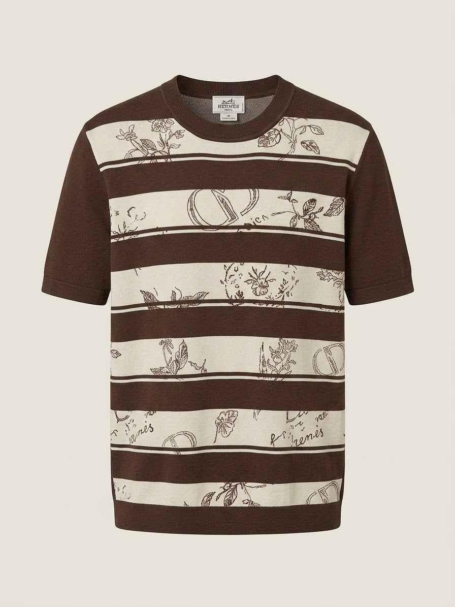 Crewneck Knitted T-Shirt